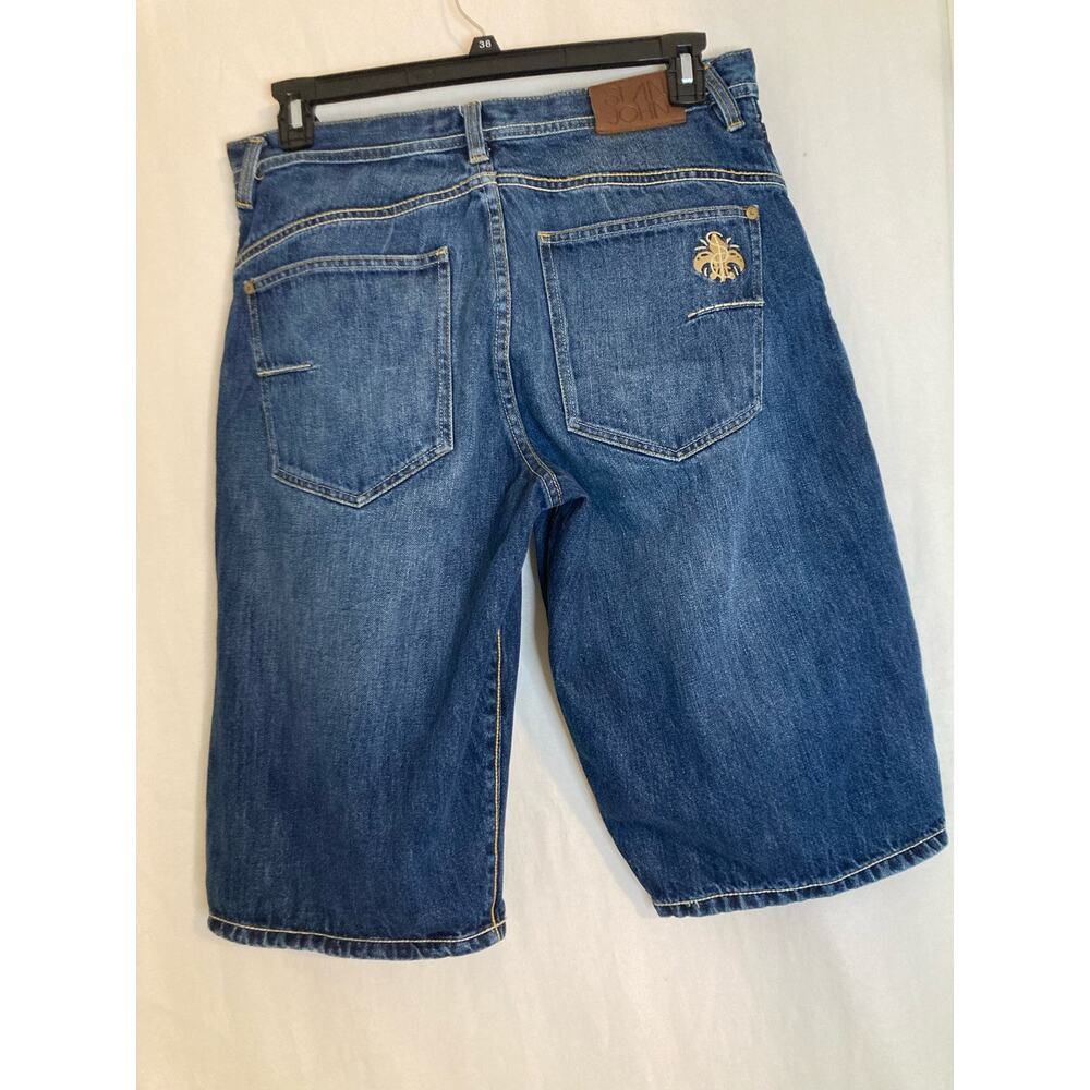 Sean John‎ Mens Jean Shorts Blue Size 34 - Picture 3 of 9